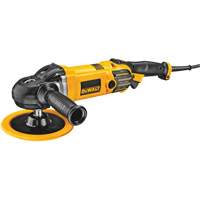 Polisseuse &agrave; vitesse variable avec d&eacute;marrage souple, 9"/7" tampon, 120 V, 12 A, 0-3500 Tr/min &agrave; vide NTL Industrial