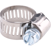 Reusable Zinc Plated Stainless Steel Clamp, Min Dia. 5/16", Max Dia. 7/8" TA532 | NTL Industrial