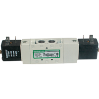 Pilot 5-Way 2-Position 4-Way Solenoid Valves, 1/8" Pipe, 150 PSI TLY605 | NTL Industrial