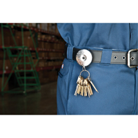 The Original Key Reel, Chrome, 24" Cable, Belt Clip Attachment TLZ009 | NTL Industrial