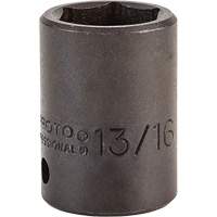 Socket, Impact, 13/16", 1/2" Drive, 6 Points NTL Industrial