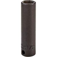 Socket, Impact, 1/2", 3/8" Drive, 6 Points, Deep NTL Industrial