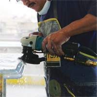 Electronic Stone Polisher, 4" Pad, 7.9 A, 2000-4000 RPM NTL Industrial