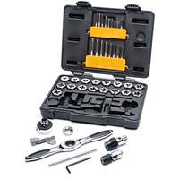 Metric Ratcheting Tap & Die Set, 42 Pieces NTL Industrial