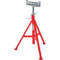 Conveyor Head Pipe Stand #CJ-99, 74-112 cm Height Adjustment, 12" Max. Pipe Capacity, 1000 lbs. Max. Weight Capacity TNX171 | NTL Industrial