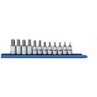 Metric Socket Set, Hex, 3/8" Drive, 12 Pcs NTL Industrial