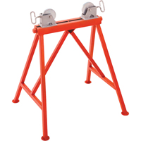 Adjustable Stand with Steel Roller #AR99, 36" Max. Pipe Capacity, 2500 lbs. Max. Weight Capacity TPX587 | NTL Industrial