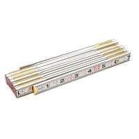 R&egrave;gle en bois pliante, 6' lo, Bois, Graduations de 1/6" NTL Industrial
