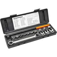Ensemble d'outils &agrave; rochet avec ceinture serpentine 15 mcx NTL Industrial