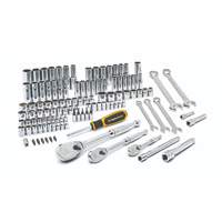 Jeu d'outils pour m&eacute;caniciens &agrave; 6 et 12 pans standards et profonds de 1/4", 3/8" et 1/2" SAE/m&eacute;triques NTL Industrial