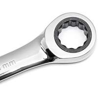 72-Tooth Ratcheting Combination Wrench, 12 Point, 30 mm, Chrome/Polished Finish NTL Industrial