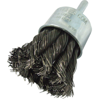 Brosses mont&eacute;es &agrave; fils nou&eacute;s, 1" dia., dia. Des fils 0,014", Tige 1/4" NTL Industrial