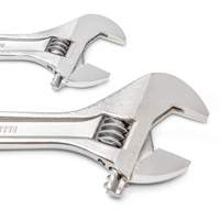 Jeu de cl&eacute;s, Ajustable, 2 morceaux, Imp&eacute;rial et m&eacute;trique NTL Industrial