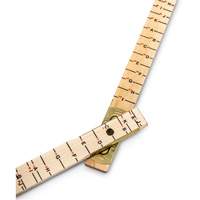 R&egrave;gle de maçon surdimensionn&eacute; Red End, 6' lo, Bois, Graduations de 1/16" NTL Industrial