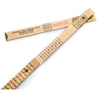 R&egrave;gle de maçon surdimensionn&eacute; Red End, 6' lo, Bois, Graduations de 1/16" NTL Industrial