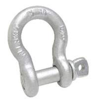 Anchor Shackle, 3/16", Screw Pin, Hot Dip Galvanized NTL Industrial