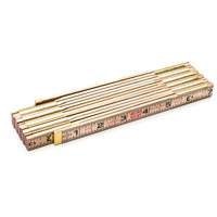R&egrave;gle Red End avec deux rallonges de r&egrave;gle &agrave; glissi&egrave;re de 6", 6' lo, Bois, Graduations de 1/16" NTL Industrial