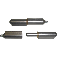 2-Piece Weld-On Hinges, 1-1/8" Dia. x 10" L, Mild Steel w/Fixed Steel Pin TTT535 | NTL Industrial