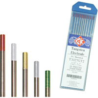 &eacute;lectrodes de tungst&egrave;ne, 0,020" dia. x 7" lo NTL Industrial