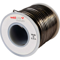 M&eacute;tal d'apport standard, Sans plomb, 95 % d'&eacute;tain, 5 % d'antimoine, &acirc;me Plein, dia. 0,09375" NTL Industrial