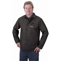 Flame Retardant Jacket, Cotton, Medium, Black TTU998 | NTL Industrial