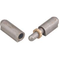 Weld-On Hinge, 0.315" Dia. x 1.575" L, Mild Steel w/Fixed Steel Pin TTV433 | NTL Industrial