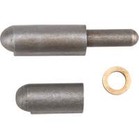 Weld-On Hinge, 0.315" Dia. x 1.969" L, Mild Steel w/Fixed Steel Pin TTV434 | NTL Industrial