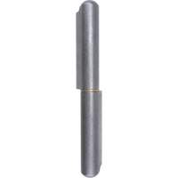 Weld-On Hinge, 1.102" Dia. x 10.236" L, Mild Steel w/Fixed Steel Pin TTV445 | NTL Industrial