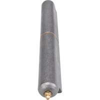 Weld-On Hinge, 1.102" Dia. x 10.236" L, Mild Steel w/Fixed Steel Pin TTV446 | NTL Industrial