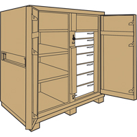 Jobmaster<sup>®</sup> Cabinet, Steel, 54.9 Cubic Feet, Beige TTW235 | NTL Industrial