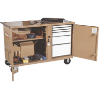 StorageMaster<sup>®</sup> Heavy-Duty Rolling Work Bench, 54-1/4" W x 37-3/8" H x 26" D, 2600-2700 lbs. Capacity TTW263 | NTL Industrial