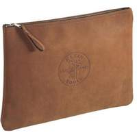 Sac &agrave; fermeture &agrave; glissi&egrave;re de portfolio en cuir pour entrepreneur, Porte-outil, Cuir, 1 Poches NTL Industrial