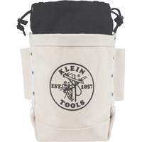 Sac &agrave; outils extra haut avec boulon de fermeture sup&eacute;rieure, Porte-outil, Toile, 3 Poches NTL Industrial