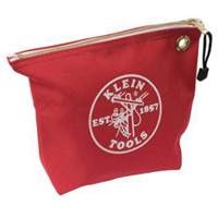 Pochette &agrave; outils &agrave; fermeture &eacute;clair, Toile, 1 pochettes, Rouge NTL Industrial