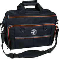 Sac techno Tradesman Pro avec pochette pour ordinateur portable, Polyester, 22 pochettes, Noir/Orange NTL Industrial