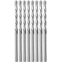 8-Piece Guidepoint Spiral Saw Bit with 1/8" Diameter, 1/8", 3/4" Flute NTL Industrial