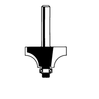 Fraise &agrave; baguette, 5/8" dia., 1/4" tige NTL Industrial