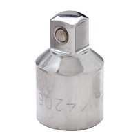 Adaptor Socket, 1/2" Drive, 3/8" Socket, 1.625" L NTL Industrial