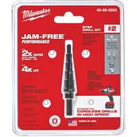 #2 Step Drill Bit, 3/16" - 1/2" , 1/16" Increments, High Speed Steel NTL Industrial