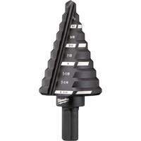 #5 Step Drill Bit, 1/4" - 1-3/8" , 1/8" Increments, High Speed Steel NTL Industrial