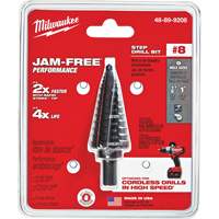 Foret &eacute;tag&eacute; no 8, 1/2" - 1", Incr&eacute;ments de 1/16", Acier rapide NTL Industrial