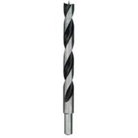 Brad Point Wood Bit, 7/16", 5-1/2" Length, 3/8" Shank NTL Industrial