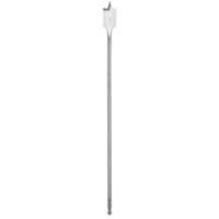 Flat Boring Bit, 7/8" Diameter, 1/4" Hex Shank, 16" Length NTL Industrial
