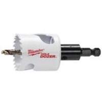 Scie-cloche Hole Dozer avec arbre, 1-3/4", Profondeur de la coupe 1-5/8", Bim&eacute;tal NTL Industrial