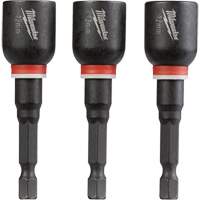 Tourne-&eacute;crou Shockwave Impact Duty, Embout 1/4", Prise 12 mm, 2-9/16" lo, Magn&eacute;tique NTL Industrial