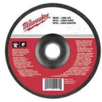 Grinding Wheel, 6" x 1/4", 5/8"-11 Arbor, Aluminum Oxide, Type 27 NTL Industrial