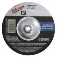 Grinding Wheel, 7" x 1/4", 5/8"-11 Arbor, Aluminum Oxide, Type 27 NTL Industrial