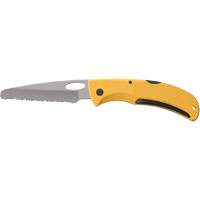 E-Z-Out Rescue Folding Knife, 3-1/2" Blade, Stainless Steel Blade, Plastic Handle TYK558 | NTL Industrial