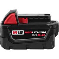 M18 Redlithium XC5.0 Extended Capacity Battery Pack, Lithium-Ion, 18 V, 5 A NTL Industrial