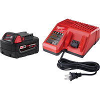 M18 Redlithium XC 5.0 System Starter Kit, 18 V, Lithium-Ion NTL Industrial